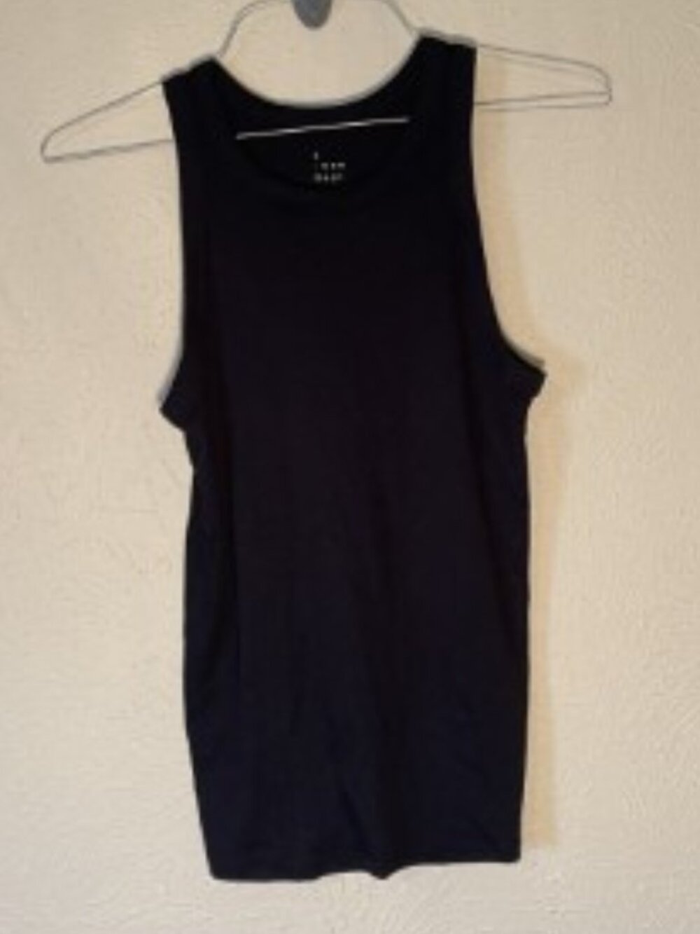 a new day Black Tank Top, Size Large
